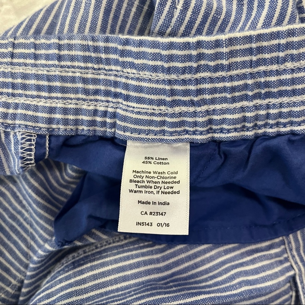 Talbots Linen Easy Drawstring Pant 16w - image 7